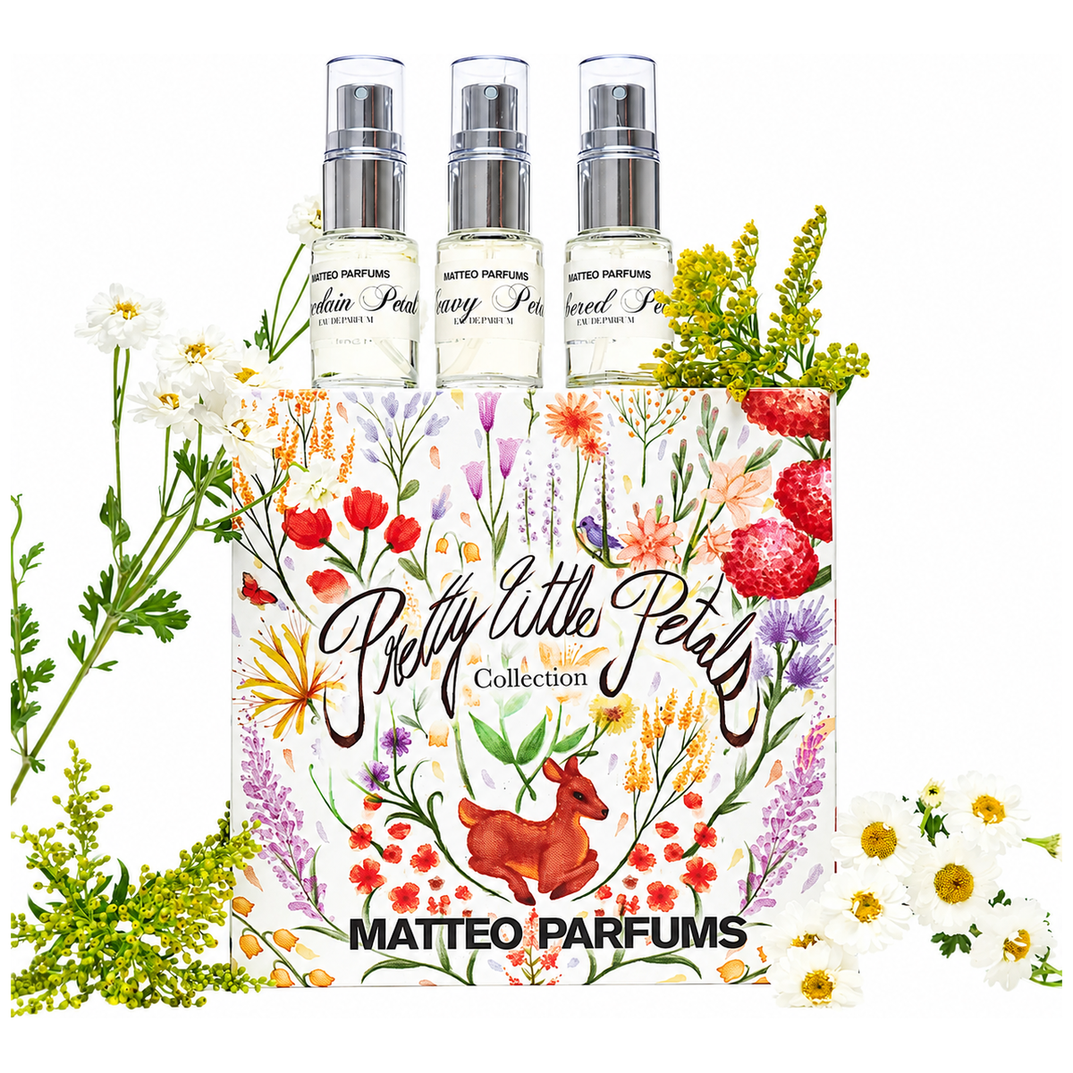 Matteo Parfums Pretty Little Petals set edp 3x15ml